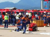 南山見分団が第75回富山県下消防団消防操法大会で健闘されました